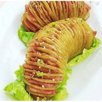 Spiral Potato Slicer Chips Pengiris Pemotong Serutan Parutan Putar Ulir Keripik Kentang Ubi Singkong