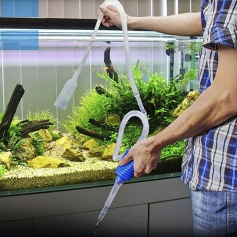 Alat Penguras Air Aquarium / Cleaner Pump Siphon Manual / Selang Pompa Penyedot Pembersih Kolam Ikan / Alat Kuras Manual Akuarium