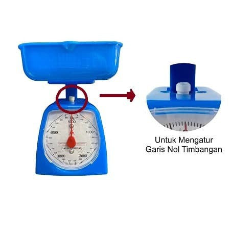 Timbangan Dapur Analog 5kg Timbangan Kue Manual Kitchen Scale Grad 40G