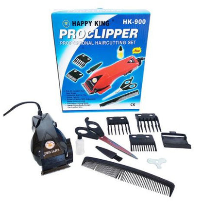 Mesin Cukur Rambut Happy King HK900 Set Mesin Cukuran Rambut Jenggot Kumis HK-900 Hair Clipper Trimer Elektrik