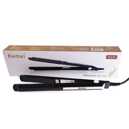 Catokan Rambut 2in1 Kemei KM-2139 Catok Keriting & Lurus Professional Hair Iron Blow Variasi Ombak