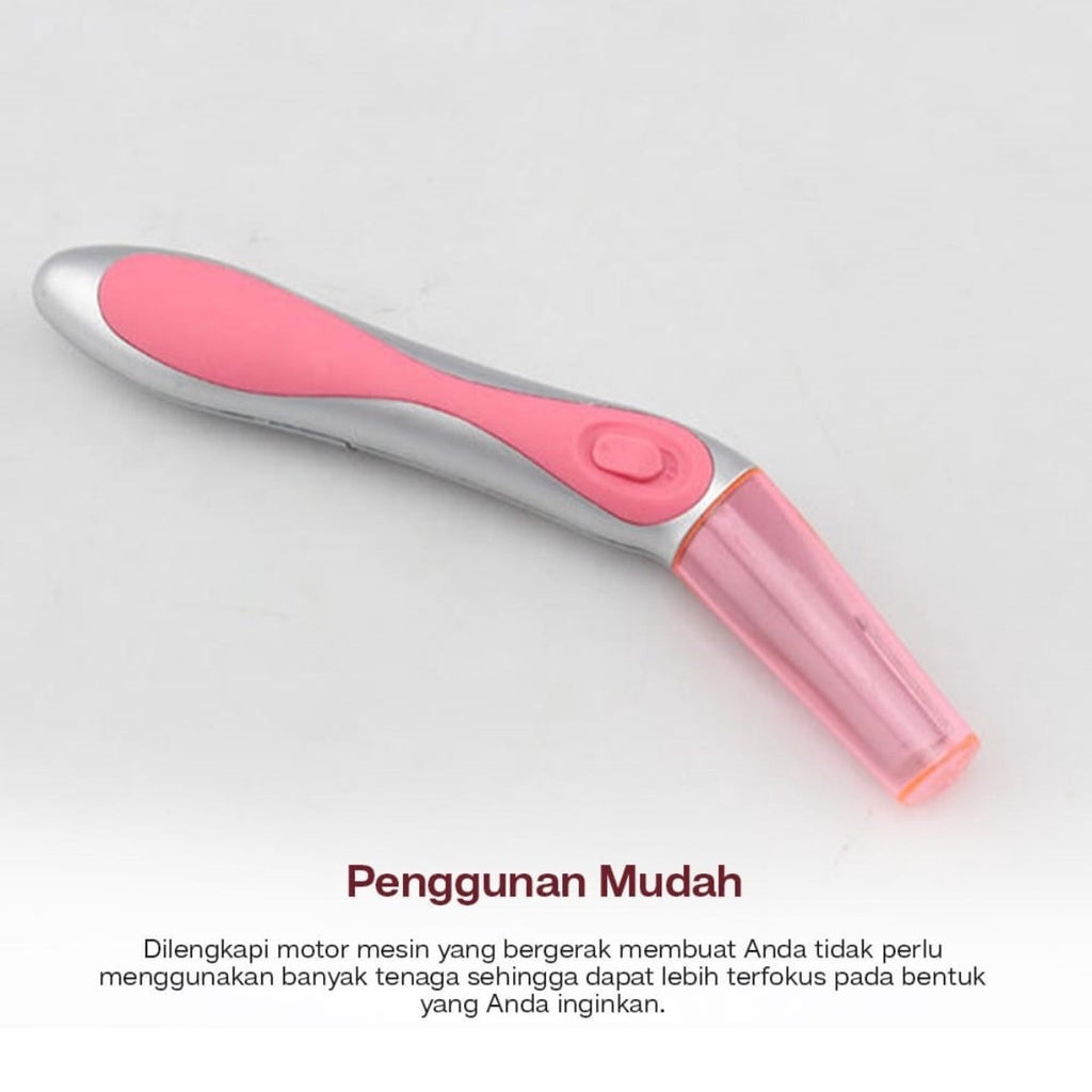 Bikini Hair Remover And Trimmer - Pencukur Rambut Bulu Kemaluan Alat Cukur Khusus Wanita / Cukuran Elektrik Penghilang Bulu Hidung , Alis , Kumis , Ketiak , Wajah Serbaguna Multifungsi