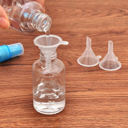 Corong Mini Plastik Transparan / Corong Kecil Untuk Refill Minyak Wangi Essential / Funnel Small For Refill Parfume Oil Botol Semprot isi Parfum Serbaguna