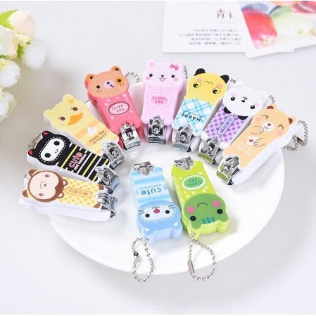 Gunting Kuku Karakter Lucu Cartoon Nail Clipper Manicure Pedicure Souvenir Gantungan Kunci