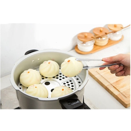 Penjepit Multifungsi Jepitan Mini Stainless Steel / Capitan Es Batu Salad Buah Gorengan Kue Roti BBQ Barbeque Ice Cube Gula Batu / Pinset Alat Jepit Makanan Food Tong Tongs Thongs Serbaguna