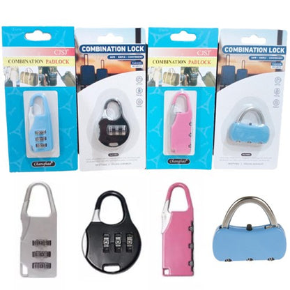 Gembok Tas Koper Kode Angka Gembok Numeric Padlock Colorfull Kunci Tas Ransel Kombinasi Anti Maling