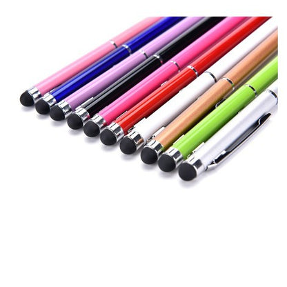 Stylus + Pen 2IN1 Ballpoint Pulpen Smartphone Hp Touch Screen Touchscreen Pena Sensitive