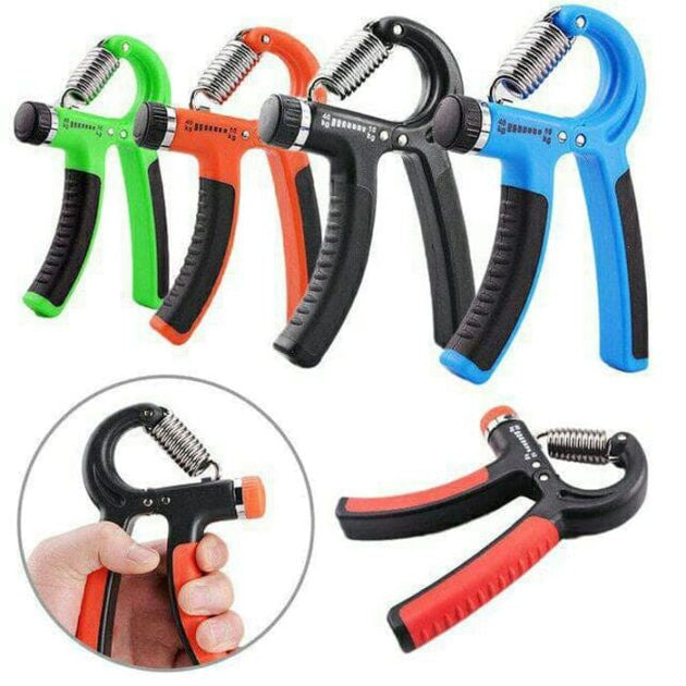 Hand Grip 5-60 Kg Adjustable Wrist Forearm Strength Exerciser Training Gym Alat Latihan Otot Tangan