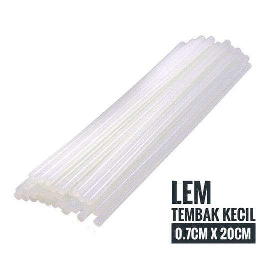 Isi Lem Tembak Glue Stick 20cm x 7Mm Refill Gun Sticks Hot Melt Lilin Bening Cair Panjang 20 cm 10w