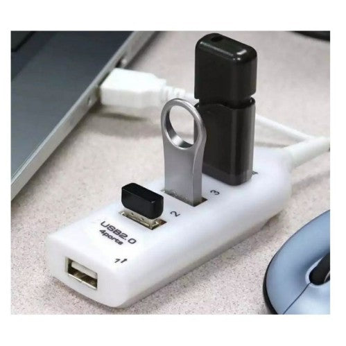 USB HUB 4in1 4 Port Output Colokan Flashdisk Mouse Speaker For Laptop Pc Komputer