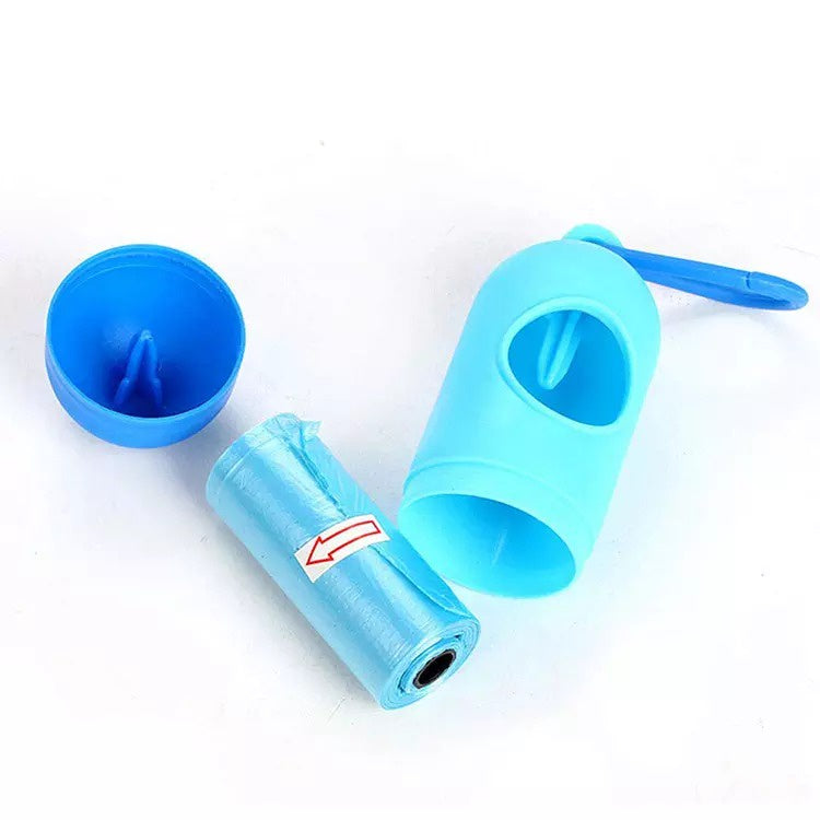 Kapsul Dispenser Tempat Kantong Plastik Sampah / Portable Holder Wadah Kresek Sampah Gulung Untuk Popok Kotoran Hewan Sekali Pakai Trash Bag Plastic Roll Capsule Case Travel Tempat Bekas Pampers Serbaguna