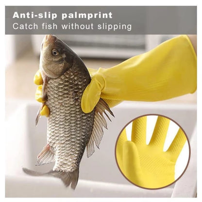 Sarung Tangan Karet Latex Cuci Piring / Sarung Tangan Kebun Taman Anti Slip / Household Rubber Gloves Serbaguna