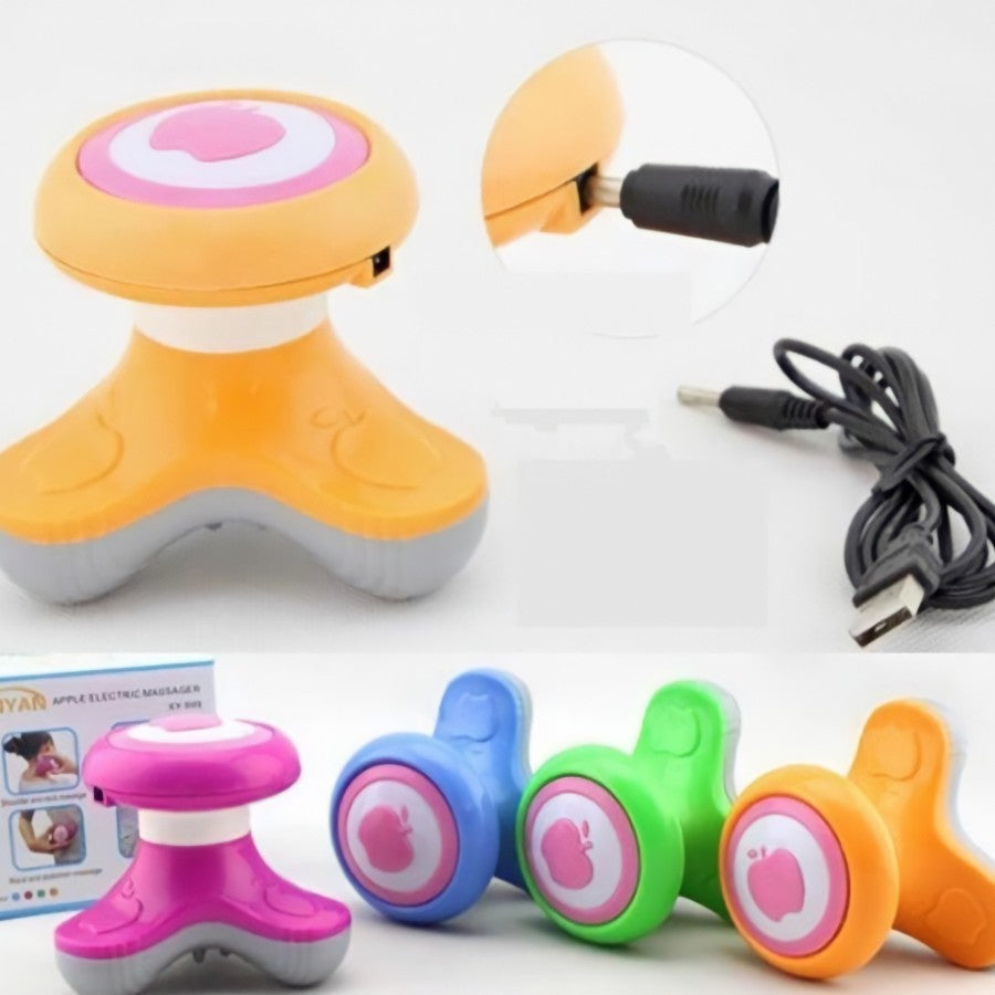 Alat Pijat MIMO Mini Portable Massager Elektrik USB Refleksi Pijit Urut Kepala Leher Bahu Punggung