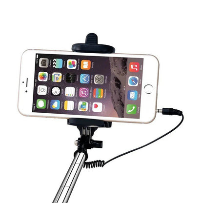 Tongsis Bluetooth Locust Mini Selfie Stick for iOS Android Monopod Kabel Remote Shutter Phone Holder