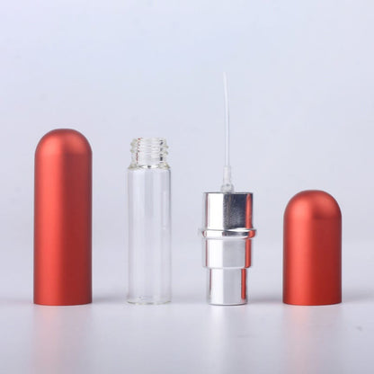 Botol Parfum Mini Travel 5ML Atomizer Bottle Spray Aluminium isi ulang kapsul lipstik semprot refill