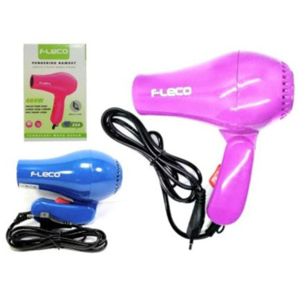 Hair Dryer Lipat FLECO 258 400W / Alat Pengering Rambut Lipat #HA006