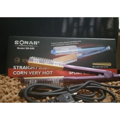 Catokan Rambut 2in1 Sonar SN 840 Plat Lurus & Curly Alat Catok Hair Blow Curl Straight Iron Styling