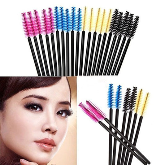 Sisir Kuas Maskara Spoolie Brush Mascara Wand Sikat Eyelash Extention Bulu Mata Alis Eyebrow Make Up