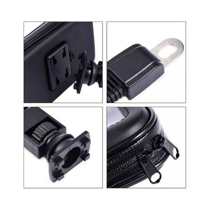 Stand Holder Motor Spion Waterproof Size XL Motorcycle Case Bracket Hp Anti Air Dudukan Gps Gadget