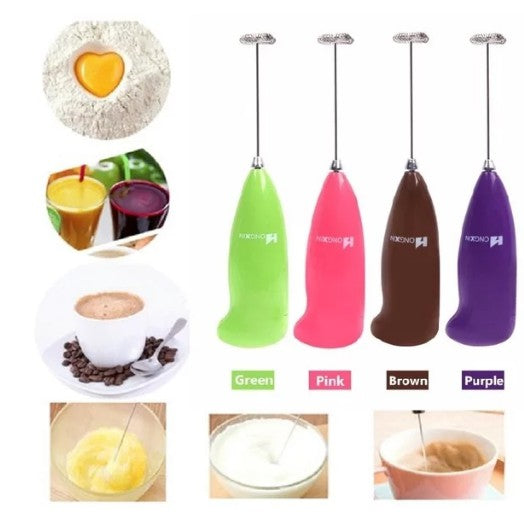 Milk Frother Hand Mixer Mini Elektric Whisk Pengocok Telur Elektrik milkshake kopi teh whipping mix