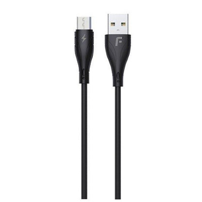 Kabel Data Micro USB FOOMEE NT13 100Cm Cable Charger Casan Android Fast Charging 2.4A Panjang 1m Powerbank High Speed Mikro Gepeng