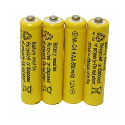 Battery Rechargeable AAA Ni-Cd Baterai Isi Ulang A3 600Mah Batre telepon remote mainan bisa cas lagi