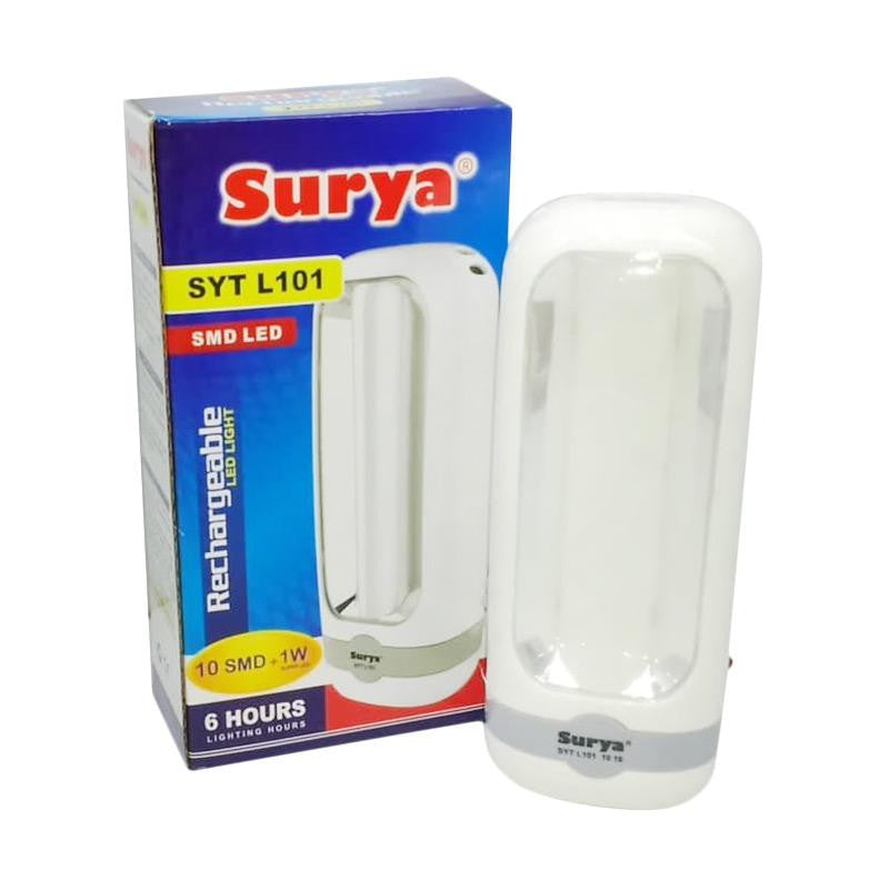 Senter / Lampu Darurat Surya SYT L101 Emergency Lamp LED 10 SMD Putih Darurat Rechargeable Cas Ulang