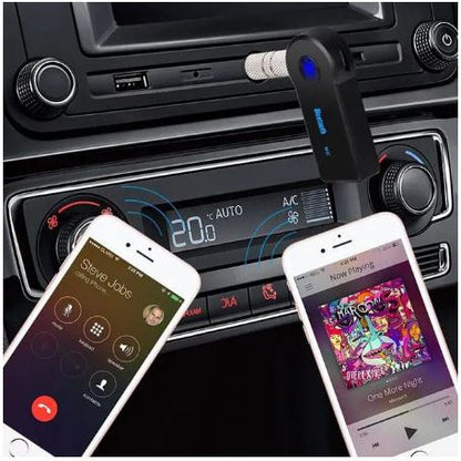 Bluetooth Audio Receiver / Music Wireless Handsfree Car Connector A2DP HP Speaker Alat Pemancar Jack