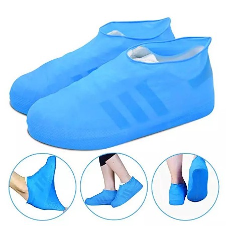 Cover Sepatu Karet Silicone Anti Air Sarung Pelindung Waterproof Silikon Shoes boots sendal kaki