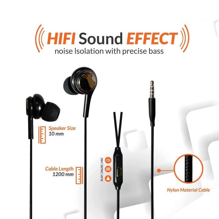 Headset Earphone N1 UNIVERSAL BASS / Earbud / Handsfree