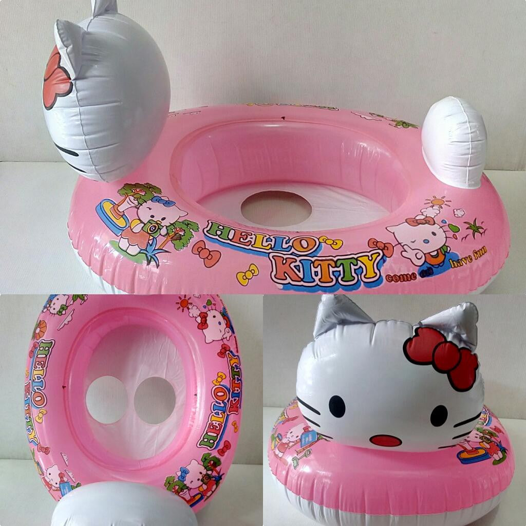 Ban Pelampung Anak Intex Baby Swim Boat Motif Animal Split Rings Bayi Duduk Kaki Berenang Karakter