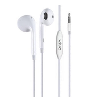 Headset R11 Handsfree ORIGINAL OPPO VIVO - Wired Stereo Bass With Mic Earphones Smartphone Copotan Jack 3.5mm HP Handphone Kualitas Ori Suara Jernih