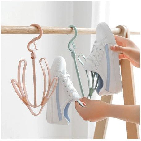 Gantungan Jemuran Sepatu Sandal Hanger Pengering Shoes Kaos Kaki Tas Slop Alat Gantung Sendal Kaus