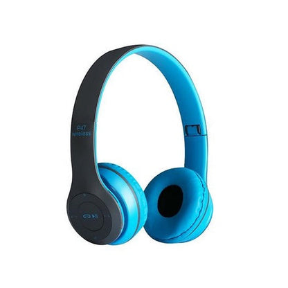 HEADPHONE BLUETOOTH P47 Headset Bando Gaming Lipat Wireless Audio Stereo Super Bass 5.0 EDR Travel