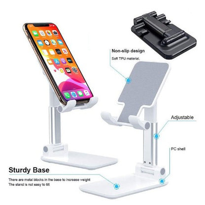 Folding Desktop HD-23 Phone Stand Holder Lipat Liftable Foldable HD23 Universal HP di Meja Support L305