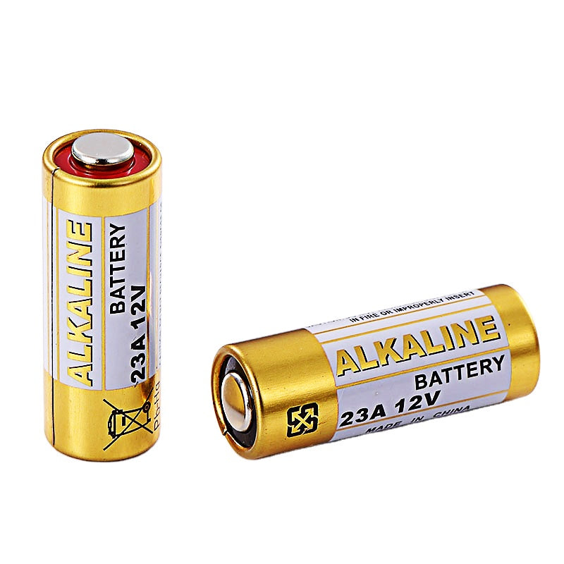 Baterai Alkaline 23A 12V / Batu Batre 12 Volt Battery Mini A23 Batrei Batrai Kering Untuk Bell Pintu Wireless Remote Mobil Lampu Engsel