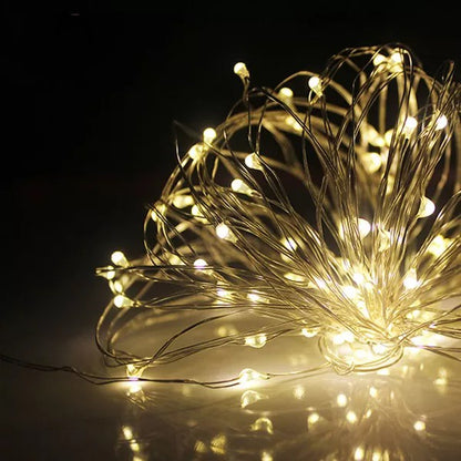 Lampu Tumblr Kawat LED / Lampu Hias Mini Dekorasi Natal Pesta Pernikahan Kamar Tidur Ruangan Aesthetic / Copper Wire String Tumblr Lights Kelap-Kelip