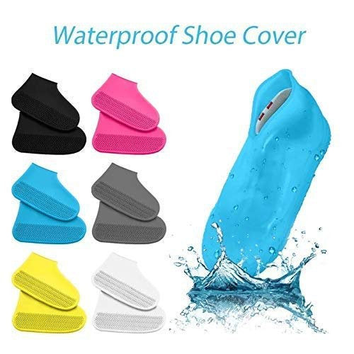 Cover Sepatu Karet Silicone Anti Air Sarung Pelindung Waterproof Silikon Shoes boots sendal kaki