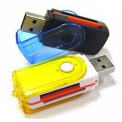 Card Reader All in One ( 4in1 ) Multi Memory Converter To Flashdisk 4 slot model putar serbaguna