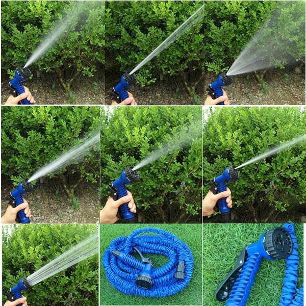 SELANG AIR AJAIB ELASTIS Magic Hose 15 Meter/50 ft Alat Semprot Shower Jet Kran Taman