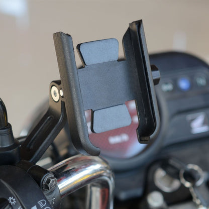 Holder Spion Sepeda Motor HM11 / Motorcycle Mount Stand Bracket Universal Dudukan HP GPS HM-11 / Dudukan Mobile Phone Jepit Putar Gojek Grab Rotation 360°