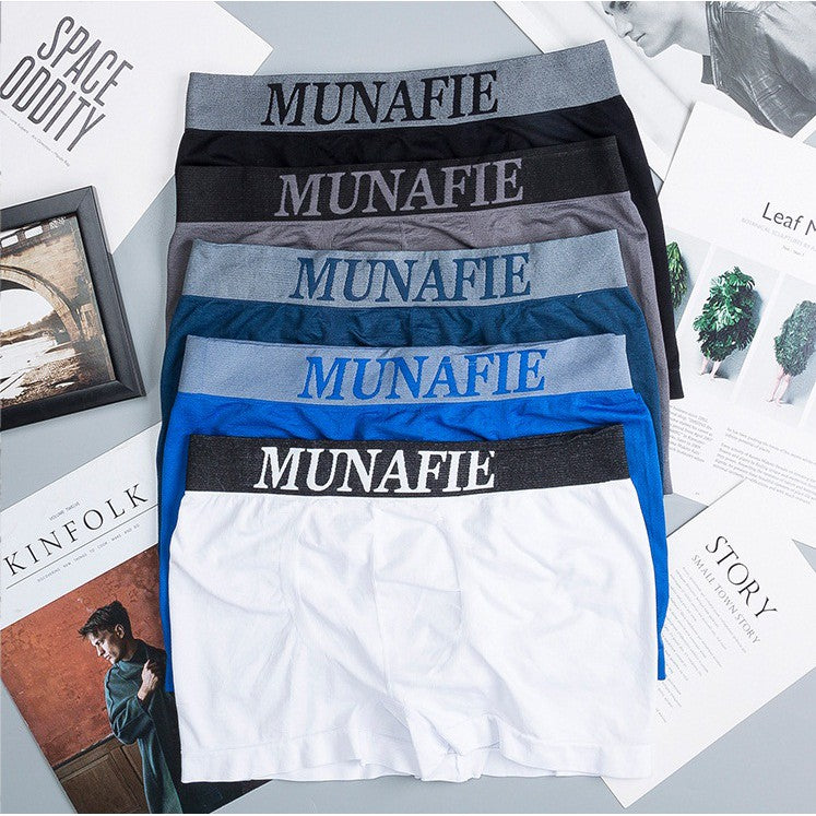 BOXER MUNAFIE Pria Celana Dalam Men Underwear Sempak Import Brief Katun CD Laki-Laki Premium Kolor