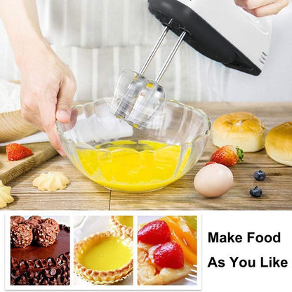 Hand Mixer Elektrik Pengaduk Adonan Roti Kue 7 Speed / Alat Kocokan Telur Electric Dengan 4pcs Alat Pengocok