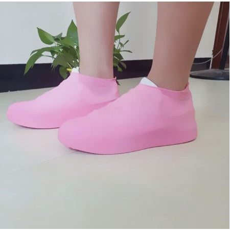 Cover Sepatu Karet Silicone Anti Air Sarung Pelindung Waterproof Silikon Shoes boots sendal kaki