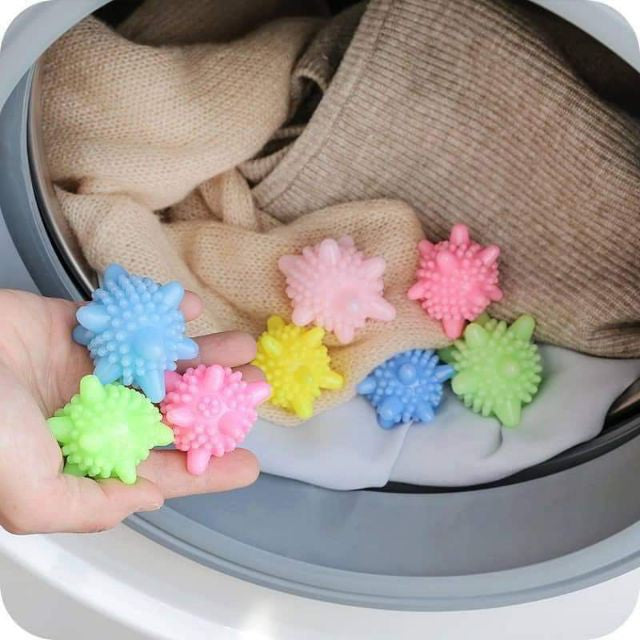 Bola Karet Mesin Cuci MAGIC LAUNDRY BALL Alat Bantu Pembersih Baju Pencuci Pakaian Anti Kusut Clean