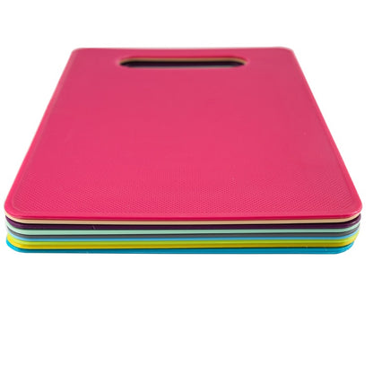 Talenan Dapur Plastik Non-Slip Warna Warni / Alas Pemotong Buah Sayuran Daging Roti Multifungsi / Slim Cutting Board Chopping Papan Tatakan Plastic Food Grade Serbaguna