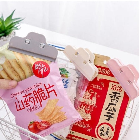 Segel Jumbo Penjepit Bungkus Makanan / Klip Jepit Kemasan Jajanan Ringan / Penjepit Bungkusan Cemilan Snack Sereal Tepung Bumbu Dapur / Food Storage Sealing Clip Anti Alot / Jepitan Penutup Plastik Lucu Penyengel Makanan Mofanaccessories