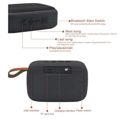 Speaker Bluetooth G2 Mini Wireless Portable Super Bass Support Memori FM Radio USB Musik Box Good Quality