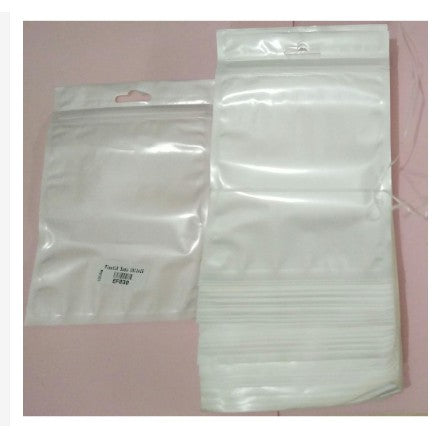 Plastik Klip Susu 11X16 Cm (ISI 100) Ziplock Putih Packing Plastic Clip Zipper Aksesoris Kedap Udara