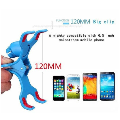 Lazypod Jepit Flexible Holder HP Standing Jepitan Narsis Fleksibel For Smartphone